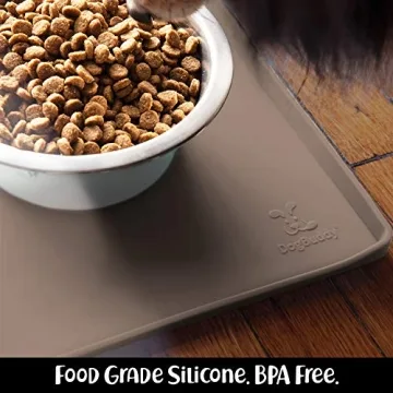 DogBuddy Dog Food Mat - Waterproof Food Mat for Pets