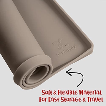 DogBuddy Dog Food Mat - Waterproof Food Mat for Pets