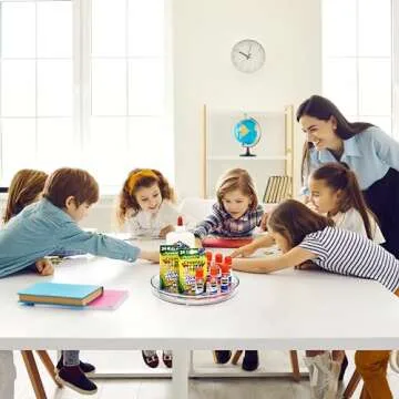 Sorbus 9 Inch Clear Lazy Susan Organizer for Every Space