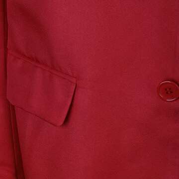 Men Costume Outfit School Uniform Shirt Jacket Tie Set Halloween Cosplay Red Suit (Men, Medium)