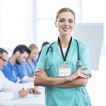 Waterproof Covid Vaccine Card Holder 5 Pack with Lanyard