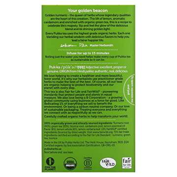 Pukka - Turmeric Glow - 1 Box of 20 Sachets