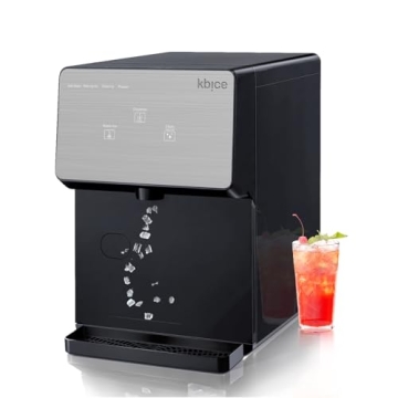 KBICE 2.0 Countertop Nugget Ice Maker with Soft Chewable Ice, 32lbs in 24Hrs, LED Touch Panel, Self-...
