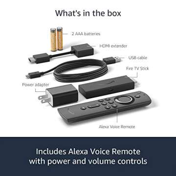 Fire TV Stick with Alexa Remote HD Streaming Device