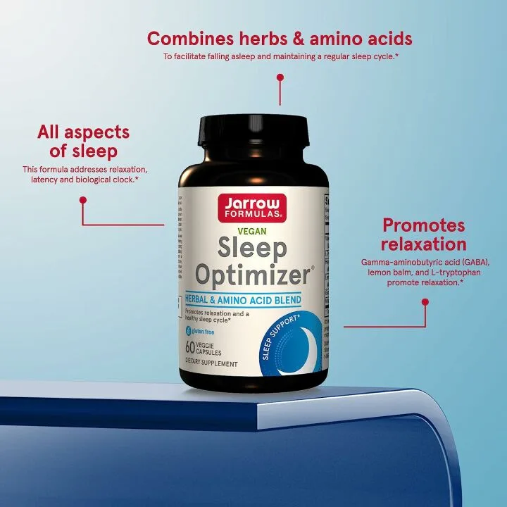 Jarrow Sleep Optimizer - Natural Sleep Aid for Relaxation