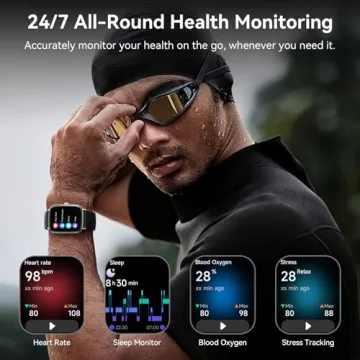 Tensky Smart Watch | Health Tracker & Stylish Fitness Companion