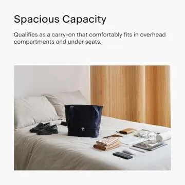 Lo & Sons Catalina Day Tote - Premium Canvas Everyday & Travel Bag with Shoe Compartment, Luggage Sleeve, Padded Strap | Versatile Durable Bag for Women and Men for Weekend, Work, Gym, Overnight