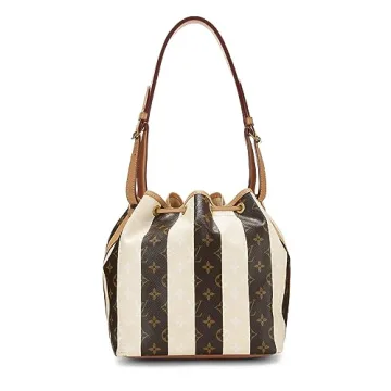 Stylish Louis Vuitton Cream Rayures Noé Petite Bag