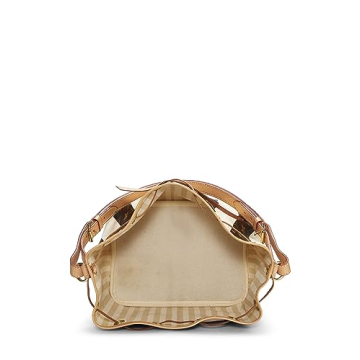 Stylish Louis Vuitton Cream Rayures Noé Petite Bag