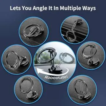 FlyCrab Mag-Safe Car Mount for Ultimate Driving Safety