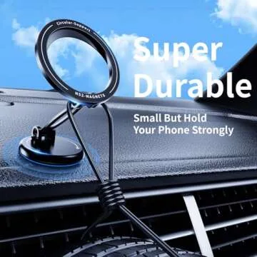 FlyCrab Mag-Safe Car Mount for Ultimate Driving Safety