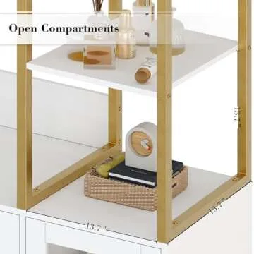 BOTLOG Closet System Organizer with 3 Drawers and Stylish Design