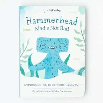 Slumberkins 14" Hammerhead Kin Plush & Books Bundle