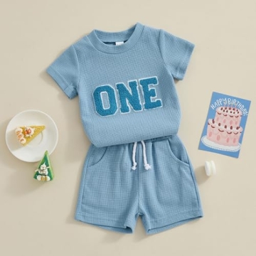 Toddler Boys Birthday Outfit - 12-18 Months