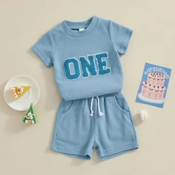 Toddler Boys Birthday Outfit - 12-18 Months