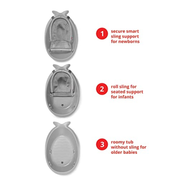 Skip Hop MOBY 3-Stage Bathtub with Smart Sling