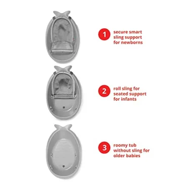 Skip Hop MOBY 3-Stage Bathtub with Smart Sling