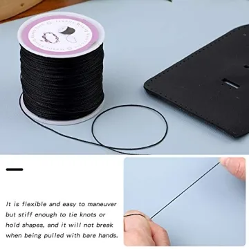 116Yards Waxed Beading Thread for Jewelry Making