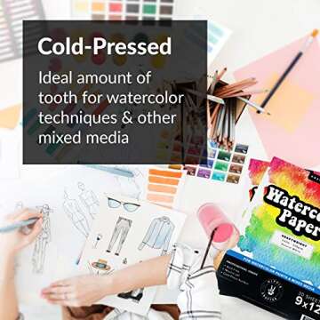 Premium Watercolor Paper Pad for Artists and Creatives