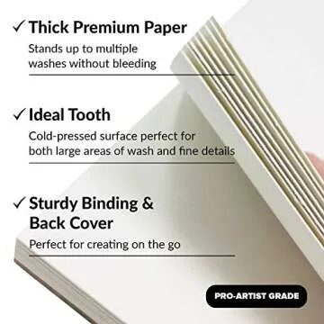 Premium Watercolor Paper Pad for Artists and Creatives