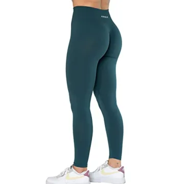 AUROLA Dream Collection Workout Leggings for Women High Waist Seamless Scrunch Athletic Running Gym ...