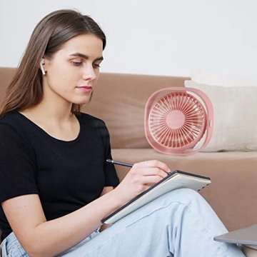 Warrita Portable Mini Desk Fan for Travel & Office