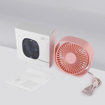 Warrita Portable Mini Desk Fan for Travel & Office