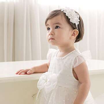 Cute Bow-knot Headband for Baby Girls - Safe & Adjustable