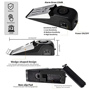 Portable Door Lock & Alarm for Ultimate Home Security