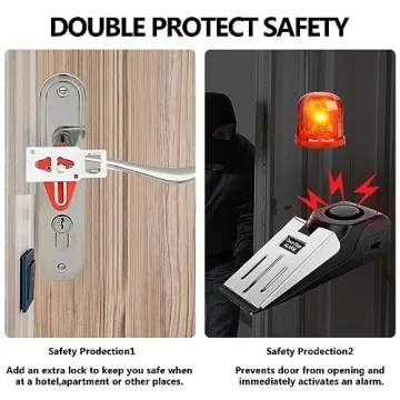 Portable Door Lock & Alarm for Ultimate Home Security
