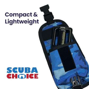 Scuba Choice Vinyl Coated Diving Weights - Black (3.4 lb) Compact & Durable, Precision Buoyancy Cont...