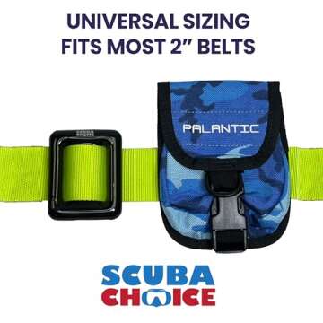 Scuba Choice Vinyl Coated Diving Weights - Black (3.4 lb) Compact & Durable, Precision Buoyancy Control, Enhanced Stability, Ideal for Weight Belts, Freediving, Spearfishing, Diving