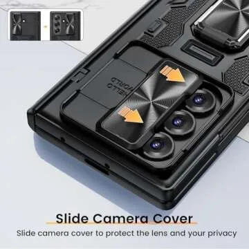 VEGO Z Fold 7 Case with Privacy Screen & Kickstand
