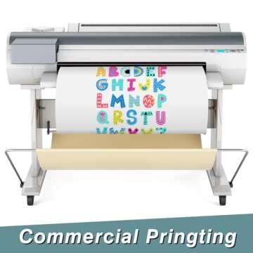 Amylove Blank White Surface Magnet Sheets Magnetic Roll Printable Flexible Vinyl Blank Magnetic Sign Sheet Safe for Vehicles DIY Craft Project(24 Inch X 10 Feet, 40 Mil)