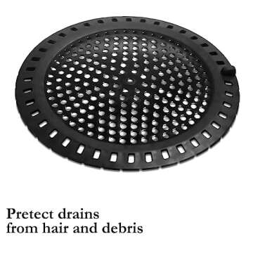 Huntonry Hair Catcher Shower Drain, Shower Drain Cover Strainer, Bathtub Drain Strainer, Drain Strai...