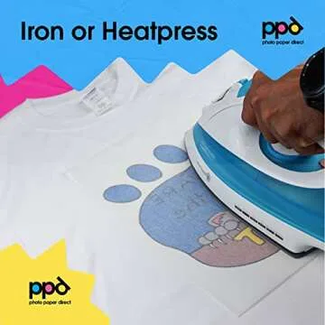 PPD Silicone Paper for Heat Transfer, 8.5 x 11 inch Protective Sheet Cover for use with Iron or Heat Press Machine for T Shirts, Non Stick & Reusable (10 Pack)