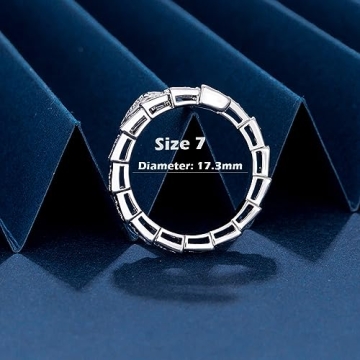 TJOJOYFUL Adjustable Snake Rings Set for Women