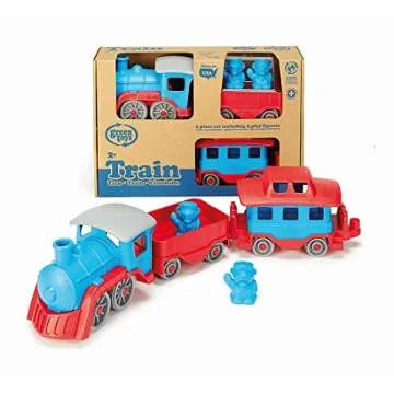 Eco-Friendly Green Toys Train Set for Imaginative Play