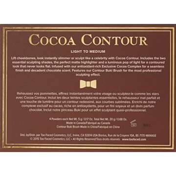 Too Faced Cocoa Contour Palette for Flawless Highlighting
