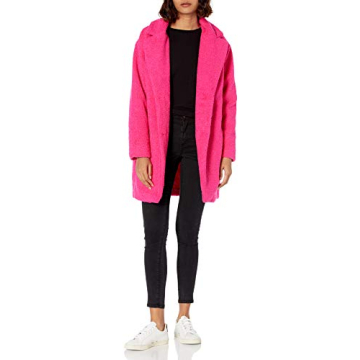 Amazon Essentials Women's Teddy Bear Fleece Oversized-Fit Lapel Jacket (Previously Daily Ritual), Fu...