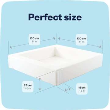 IGLU Soft Play Ball Pool Heaven for Toddlers 1-3 Foam Pit for Baby and Toddler Ball Pit Activities I...