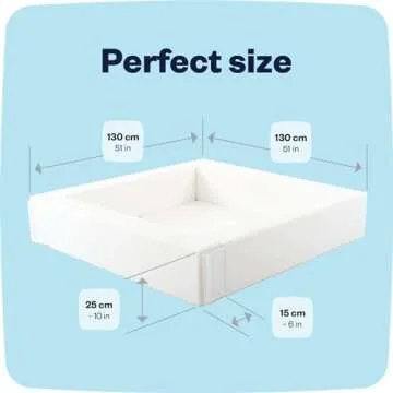 IGLU Soft Play Ball Pool Heaven for Toddlers 1-3 Foam Pit for Baby and Toddler Ball Pit Activities I...