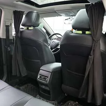 OTOEZ Car Divider Curtain for Privacy Car Curtains Blackout Shades for Camping Sleep Car Sun Shade W...