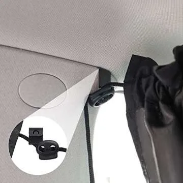 OTOEZ Car Divider Curtain for Privacy Car Curtains Blackout Shades for Camping Sleep Car Sun Shade Windshield Window Covers Car Cabana Road Trip Essential (Divider Curtain + Side Windows Curtain)