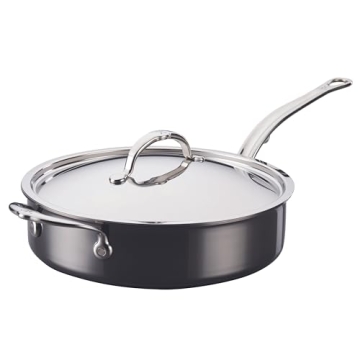 Hestan NanoBond 3.5-Quart Sauté Pan - Non-Toxic, Durable Induction Cookware with Lifetime Warranty