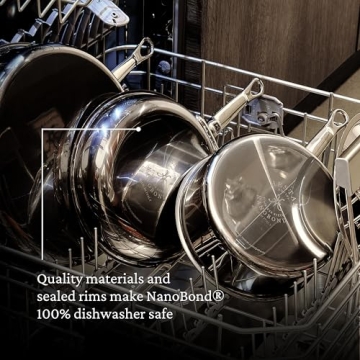 Hestan NanoBond 3.5-Quart Sauté Pan - Induction Safe, Non-Toxic Cookware