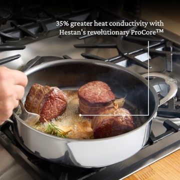 Hestan NanoBond 3.5-Quart Sauté Pan - Induction Safe, Non-Toxic Cookware