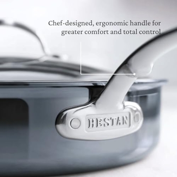 Hestan NanoBond 3.5-Quart Sauté Pan - Induction Safe, Non-Toxic Cookware