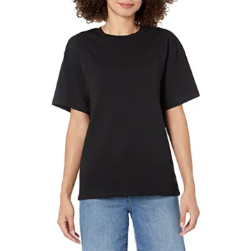 The Drop Women's Lydia Loose Short Sleeve Drop Shoulder Jersey T-Shirt - Ultimate Comfort & Style