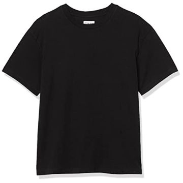 The Drop Women's Lydia Loose Fit Drop Shoulder T-Shirt Black